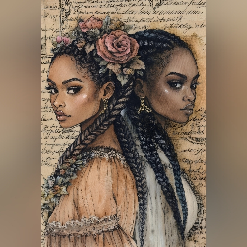 Beautiful African Women Print